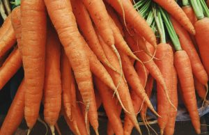 closeup photo of bunch of orange carrots