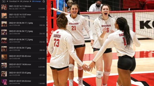 Wisconsin Volleyball Team Leaked Images Trends On Web - laacib