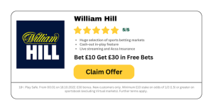 William Hill Bet 10 Get 30