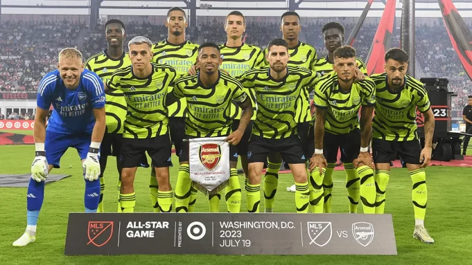 MLS All-stars Team Football Vs Arsenal