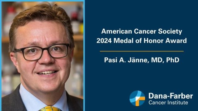 Scientific Director of the Belfer Center for Applied Cancer Science Receives the American Cancer Society’s 2024 Medal of Honor