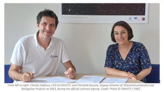 CNES Awards €31 Million Contract to UNIVITY to Accelerate Development of French Space-Based 5G