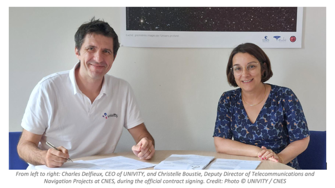 CNES Awards €31 Million Contract to UNIVITY to Accelerate Development of French Space-Based 5G