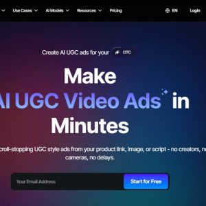 Tagshop AI video agent interface demonstrating automated UGC video ad creation and editing capabilities