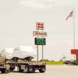 US diesel price record