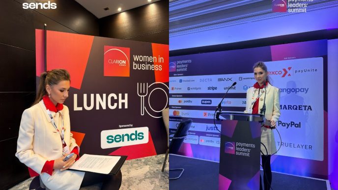 Sends CEO Alona Shevtsova at the Payments Leaders’ Summit in London: Sends Leader Alona Shevtsova Steers Women in Business Lunch, London Summit